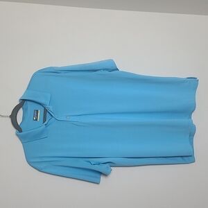 Jack Nicholson blue poll shirt